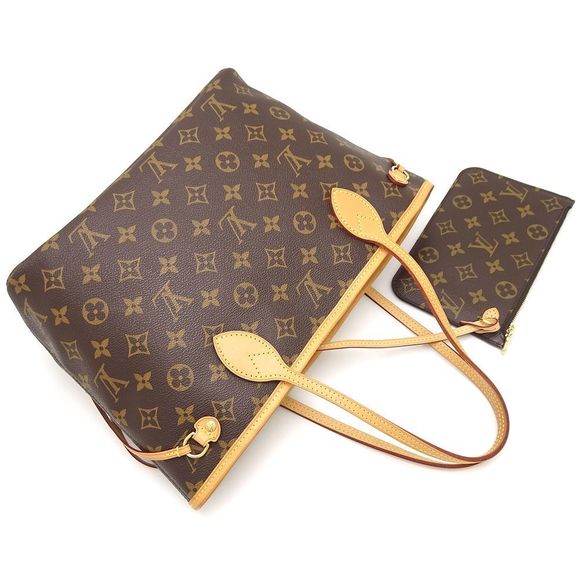 Louis Vuitton Monogram Neverfull PM Tote Bag Brown - Picture 3 of 7